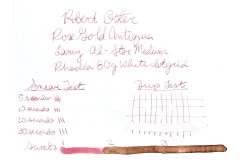 Robert Oster Rose Gold Antiqua - 2ml Ink Sample -Office Tools RobertOster InkReview RoseGoldAntiqua Rhodia 80g White f66e3ee8 d9e8 4dc1 8850 481599d1c99a