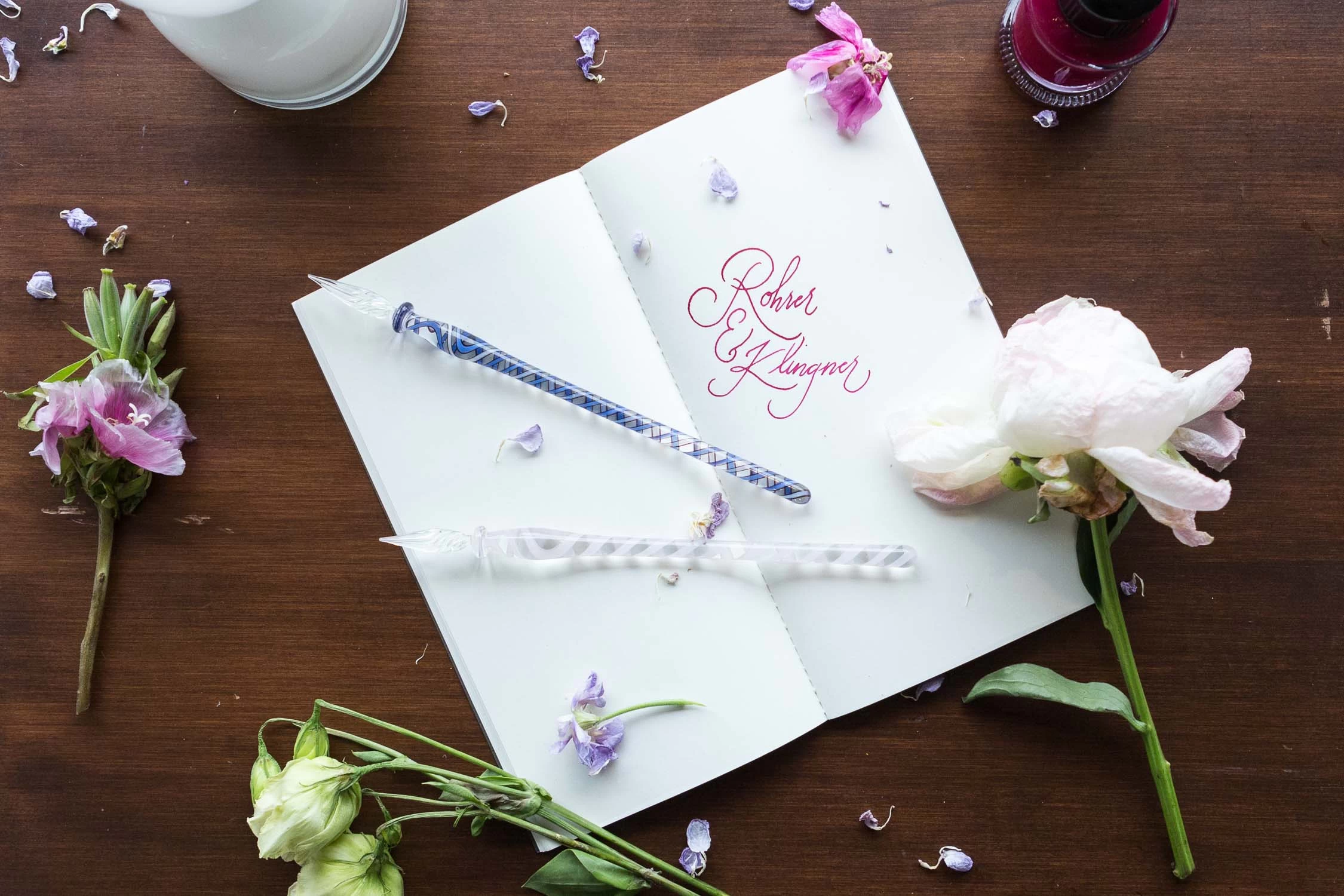 Rohrer & Klingner Glass Dip Pen - White 6 Rohrer & Klingner Glass Dip Pen - White - Image 4