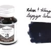 Rohrer & Klingner Leipziger Schwarz - 50ml Bottled Ink -Office Tools RohrerKlingner LeipzigerSchwarz BS SwabText