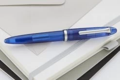 Sailor Compass 1911 Fountain Pen - Transparent Blue 19 Sailor Compass 1911 Fountain Pen - Transparent Blue -Office Tools Sailor 1911 Compass BlueDemo 1