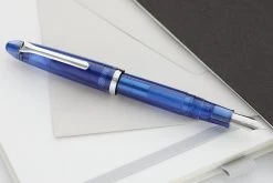 Sailor Compass 1911 Fountain Pen - Transparent Blue 18 Sailor Compass 1911 Fountain Pen - Transparent Blue -Office Tools Sailor 1911 Compass BlueDemo 2