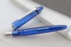 Sailor Compass 1911 Fountain Pen - Transparent Blue 20 Sailor Compass 1911 Fountain Pen - Transparent Blue -Office Tools Sailor 1911 Compass BlueDemo 3