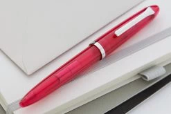 Sailor Compass 1911 Fountain Pen - Transparent Pink -Office Tools Sailor 1911 Compass PinkDemo 1 1