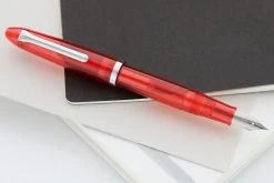 Sailor Compass 1911 Fountain Pen - Transparent Red -Office Tools Sailor 1911 Compass RedDemo 2