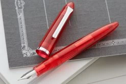 Sailor Compass 1911 Fountain Pen - Transparent Red -Office Tools Sailor 1911 Compass RedDemo 3