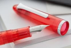 Sailor Compass 1911 Fountain Pen - Transparent Red -Office Tools Sailor 1911 Compass RedDemo 4