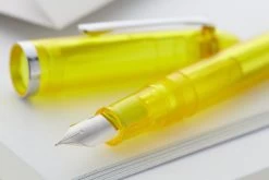 Sailor Compass 1911 Fountain Pen - Transparent Yellow -Office Tools Sailor 1911 Compass YellowDemo 4