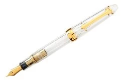 Sailor 1911L Fountain Pen - Transparent Clear/Gold