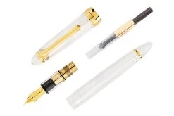 Sailor 1911S Fountain Pen - Transparent Clear/Gold -Office Tools Sailor 1911S ClearGold OW 3
