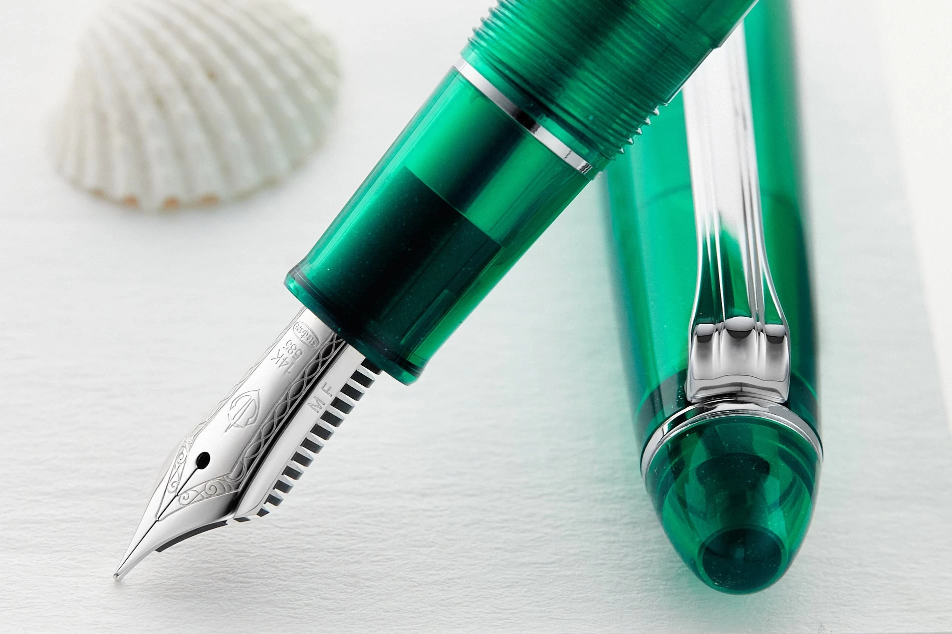 Sailor 1911S Fountain Pen - OhWan Jellyfish 11 Sailor 1911S Fountain Pen - OhWan Jellyfish - Image 9