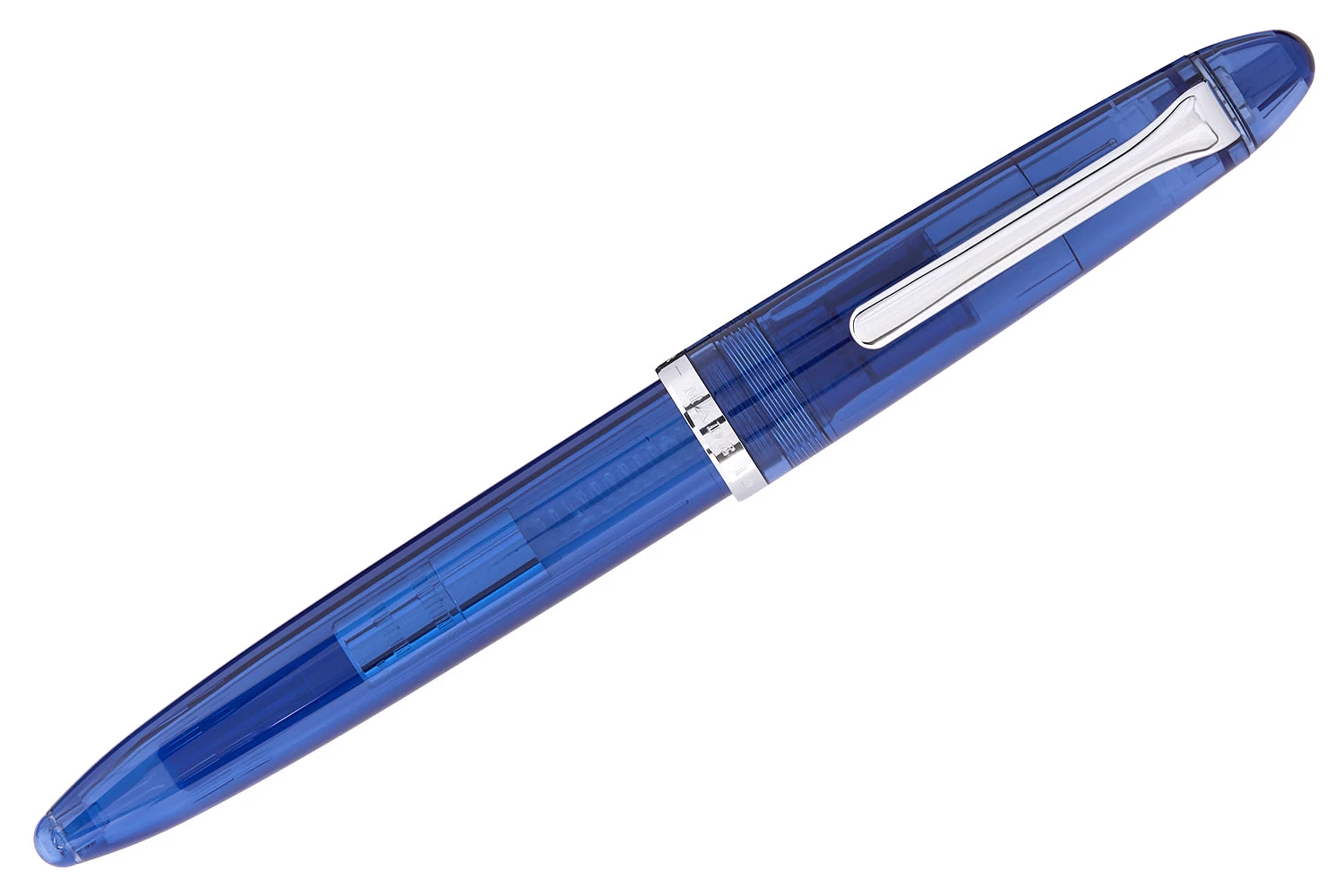 Sailor Compass 1911 Fountain Pen - Transparent Blue 4 Sailor Compass 1911 Fountain Pen - Transparent Blue - Image 2