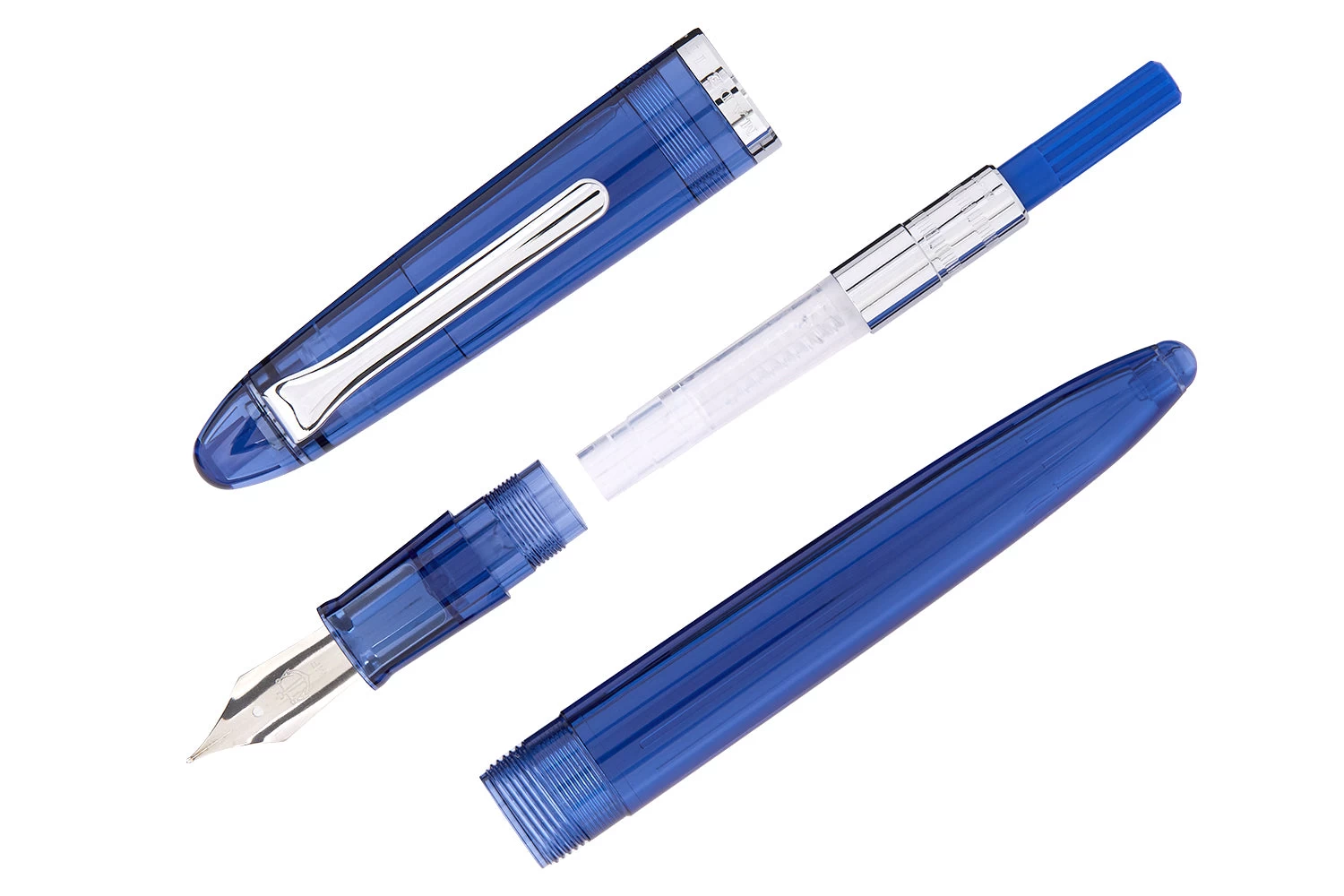 Sailor Compass 1911 Fountain Pen - Transparent Blue 5 Sailor Compass 1911 Fountain Pen - Transparent Blue - Image 3