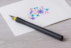 Sailor Hocoro Gray Dip Pen & Nib - Fude -Office Tools Sailor Compass Hocoro DipPen Grey FudeNib stock 4