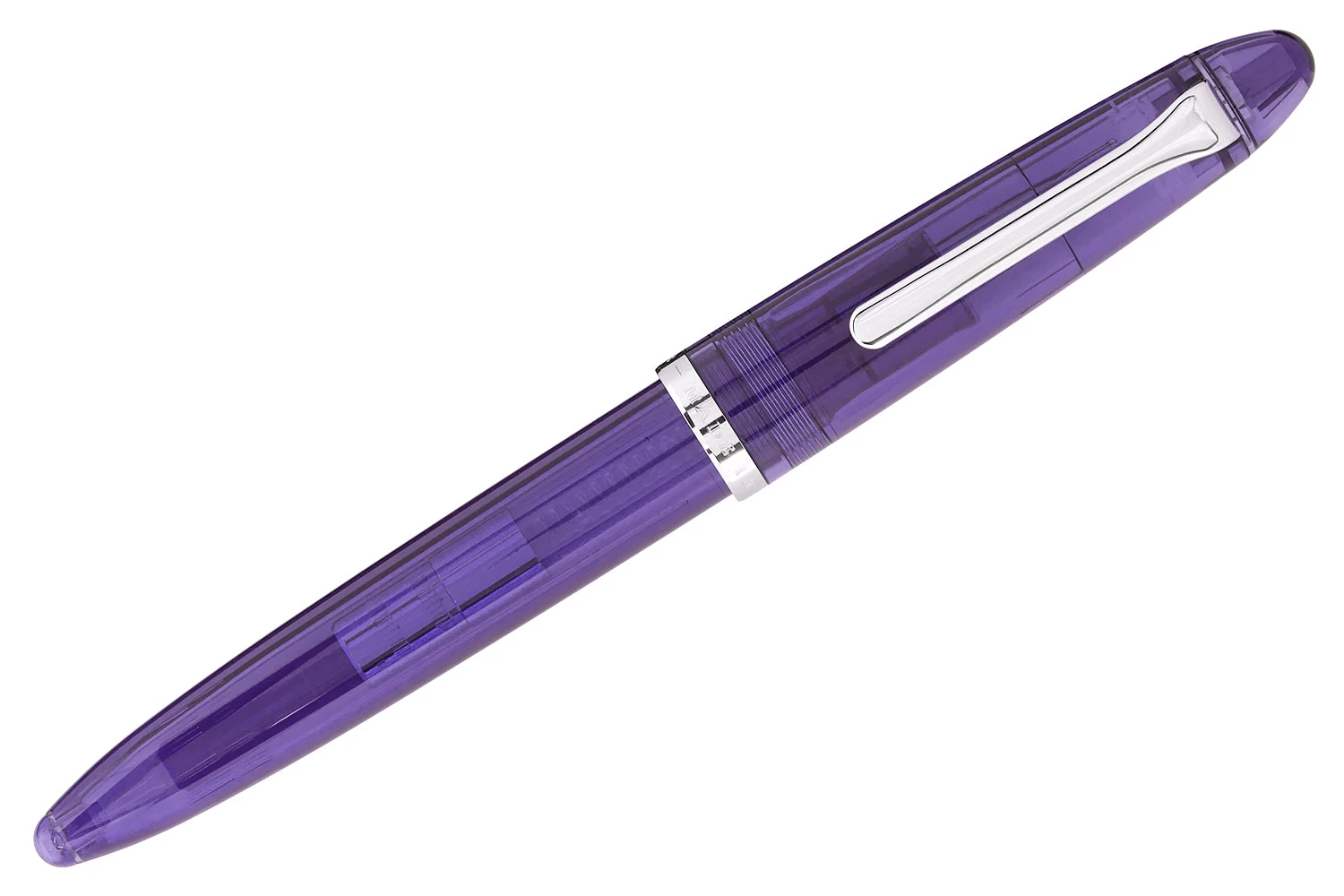 Sailor Compass 1911 Fountain Pen - Transparent Purple 4 Sailor Compass 1911 Fountain Pen - Transparent Purple - Image 2