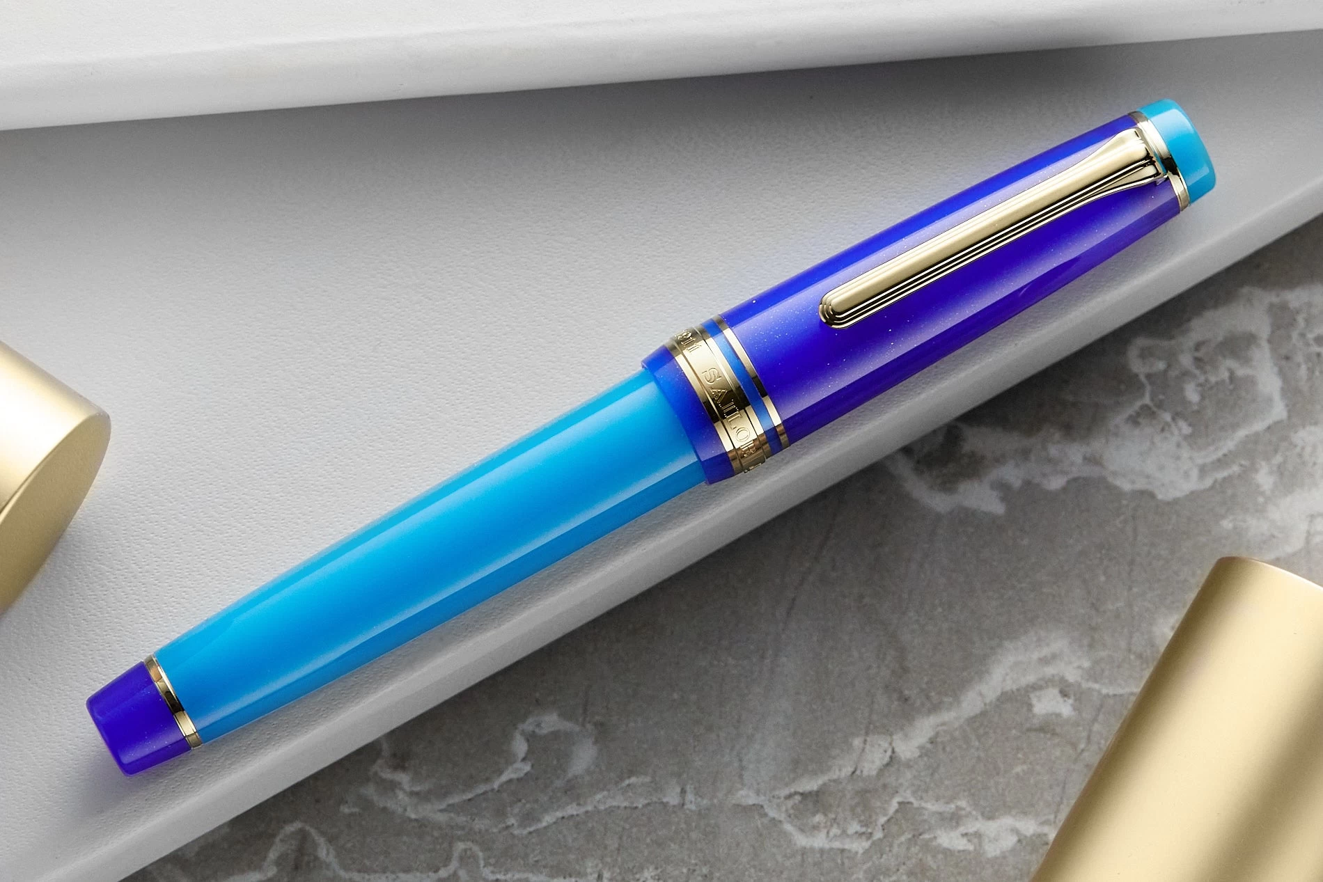 Sailor Pro Gear Fountain Pen - Blue Quasar (Limited Edition) 4 Sailor Pro Gear Fountain Pen - Blue Quasar (Limited Edition) - Image 2