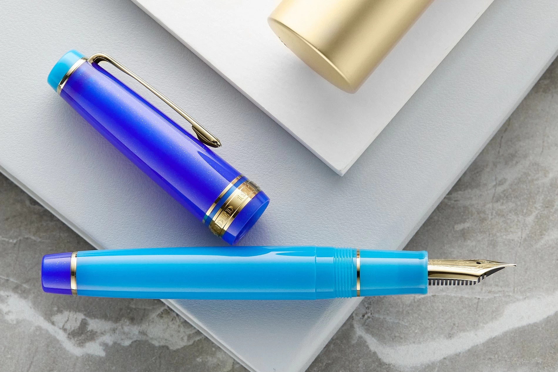 Sailor Pro Gear Fountain Pen - Blue Quasar (Limited Edition) 3 Sailor Pro Gear Fountain Pen - Blue Quasar (Limited Edition)