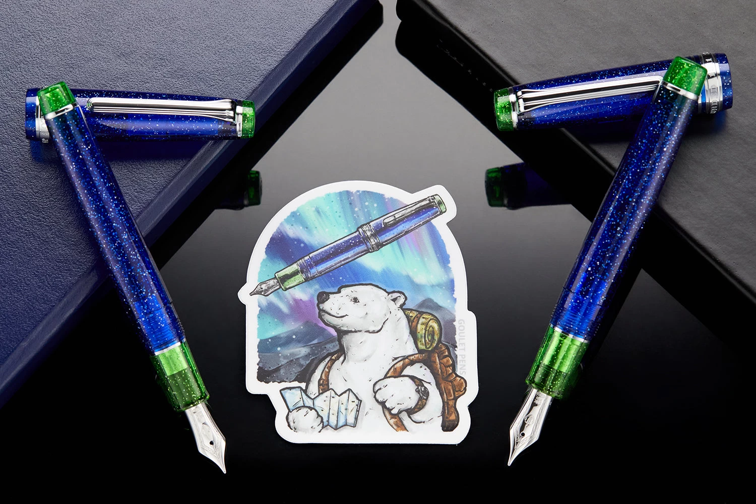 Sailor Pro Gear Slim Fountain Pen - Northern Lights Blue 11 Sailor Pro Gear Slim Fountain Pen - Northern Lights Blue - Image 9