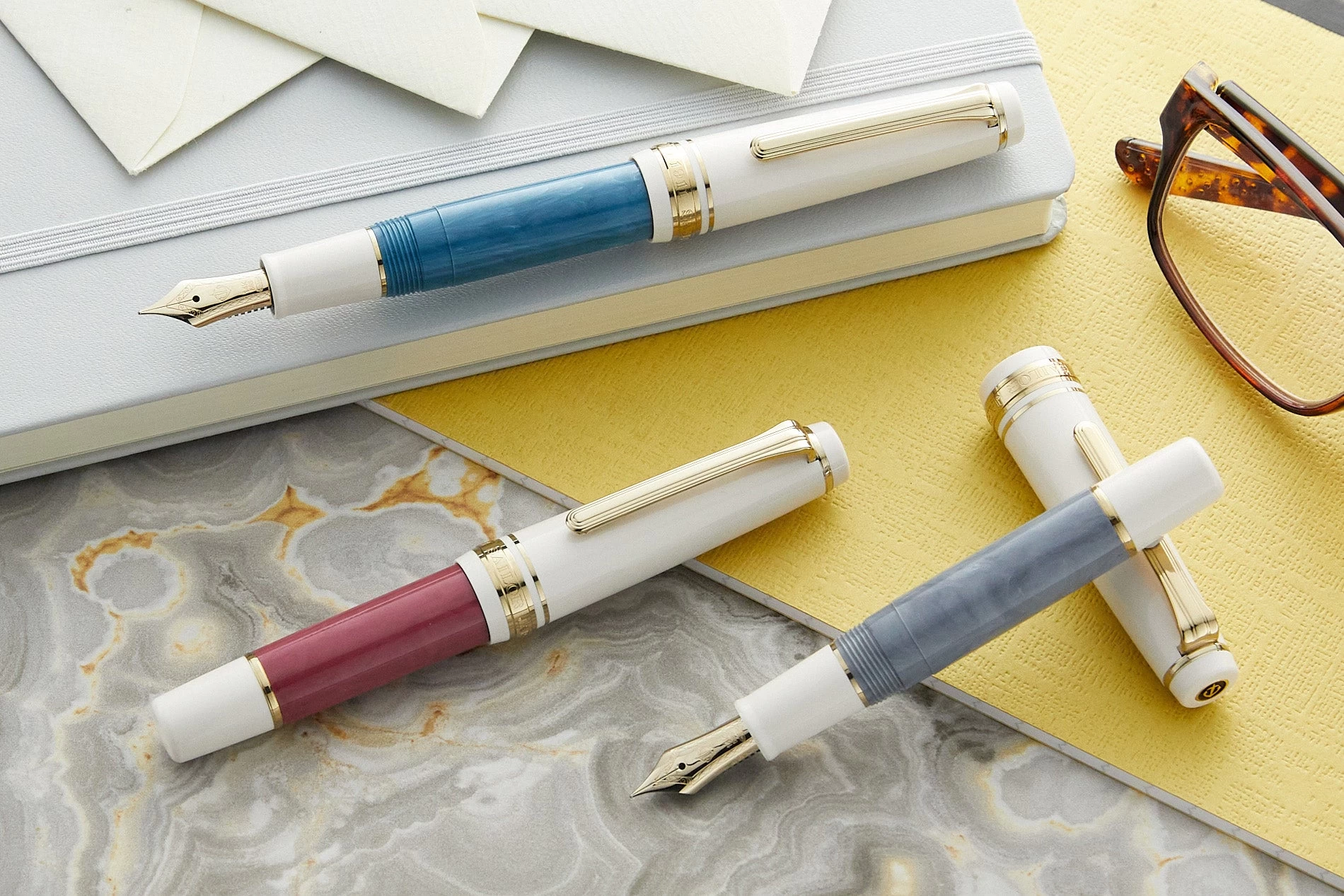 Sailor Pro Gear Slim Mini Rencontre Fountain Pen - Bleu Ciel 13 Sailor Pro Gear Slim Mini Rencontre Fountain Pen - Bleu Ciel - Image 11