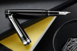 Sailor Pro Gear Slim Fountain Pen - Black/Silver -Office Tools Sailor PGS Black Silver 4