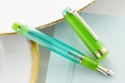 Sailor Pro Gear Slim Manyo Fountain Pen Set - Grass (Limited Edition) -Office Tools Sailor PGS Manyo PenInkSet Grass 3
