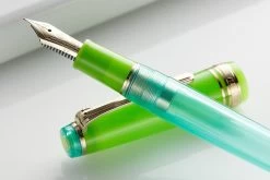Sailor Pro Gear Slim Manyo Fountain Pen Set - Grass (Limited Edition) -Office Tools Sailor PGS Manyo PenInkSet Grass 5