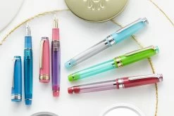 Sailor Pro Gear Slim Manyo Fountain Pen Set - Violet (Limited Edition) -Office Tools Sailor PGS Manyo PenInkSet Grass Moss RabbitEarIris Violet Wisteria Group 1 4654d017 0fb2 4337 88bd 32154cfc7b84