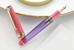Sailor Pro Gear Slim Manyo Fountain Pen Set - Rabbit Ear Iris (Limited Edition) -Office Tools Sailor PGS Manyo PenInkSet RabbitEarIris 3