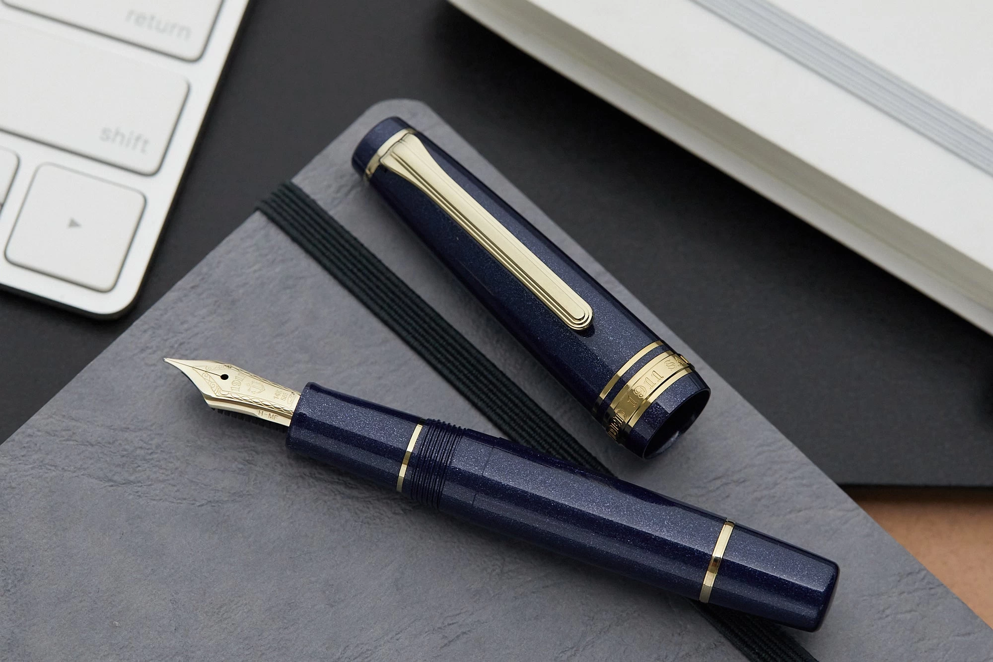 Sailor Pro Gear Slim Mini Fountain Pen - Night Blue 10 Sailor Pro Gear Slim Mini Fountain Pen - Night Blue - Image 8