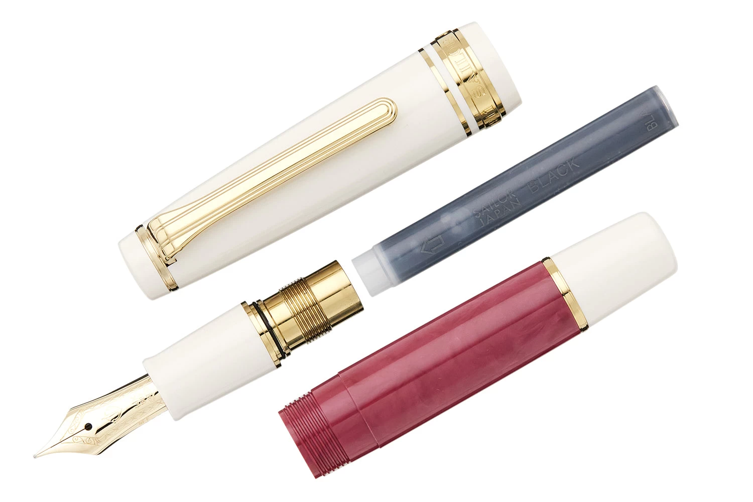 Sailor Pro Gear Slim Mini Rencontre Fountain Pen - Bordeaux Fonce 5 Sailor Pro Gear Slim Mini Rencontre Fountain Pen - Bordeaux Fonce - Image 3