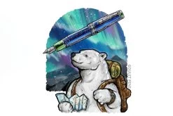 Sailor Pro Gear Fountain Pen - Northern Lights Blue -Office Tools Sticker Sailor NorthernLightsBlue