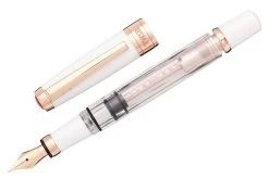 TWSBI Diamond 580 Fountain Pen - White RoseGold II -Office Tools TWSBI 580 RoseGoldII White OW 3