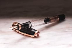 TWSBI Diamond 580 Fountain Pen - Smoke RoseGold II -Office Tools TWSBI 580 SmokeRG stock 4