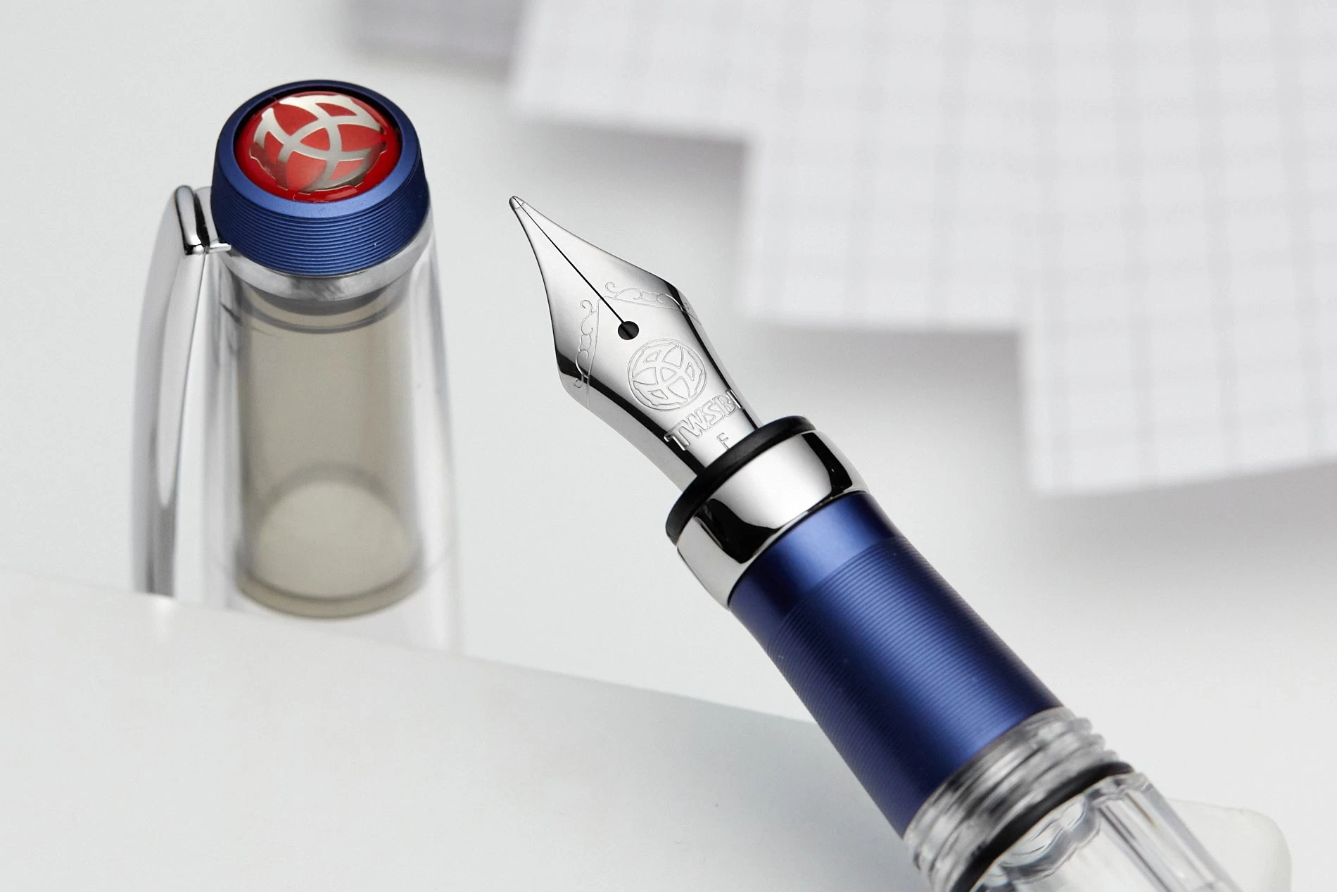 TWSBI Diamond 580ALR Fountain Pen - Navy Blue (Special Edition) 11 TWSBI Diamond 580ALR Fountain Pen - Navy Blue (Special Edition) - Image 9