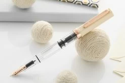 TWSBI ECO Fountain Pen - Creme W/ RoseGold -Office Tools TWSBI ECO Creme RoseGold 2