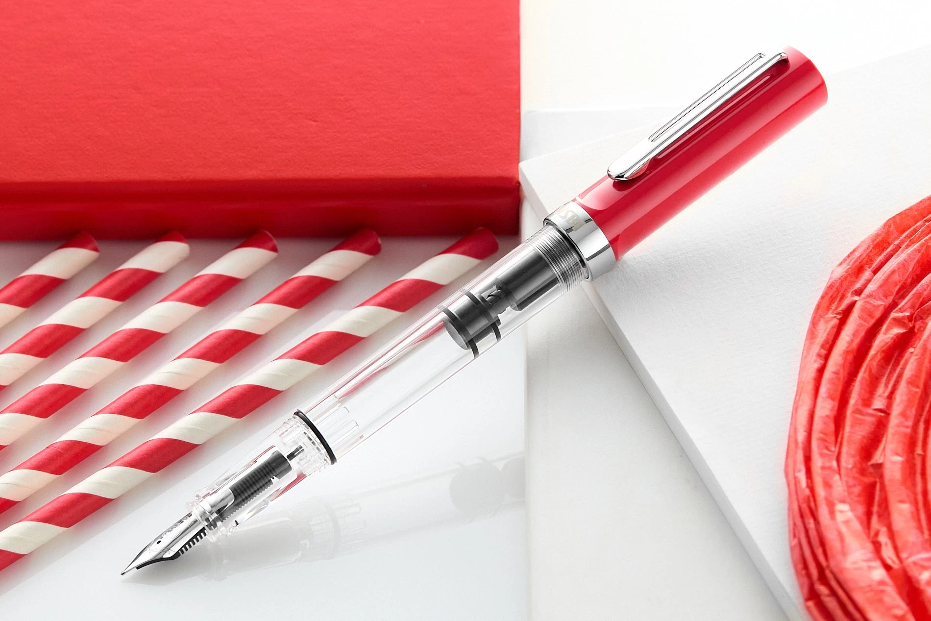 TWSBI ECO-T Fountain Pen - Rosso 11 TWSBI ECO-T Fountain Pen - Rosso - Image 9
