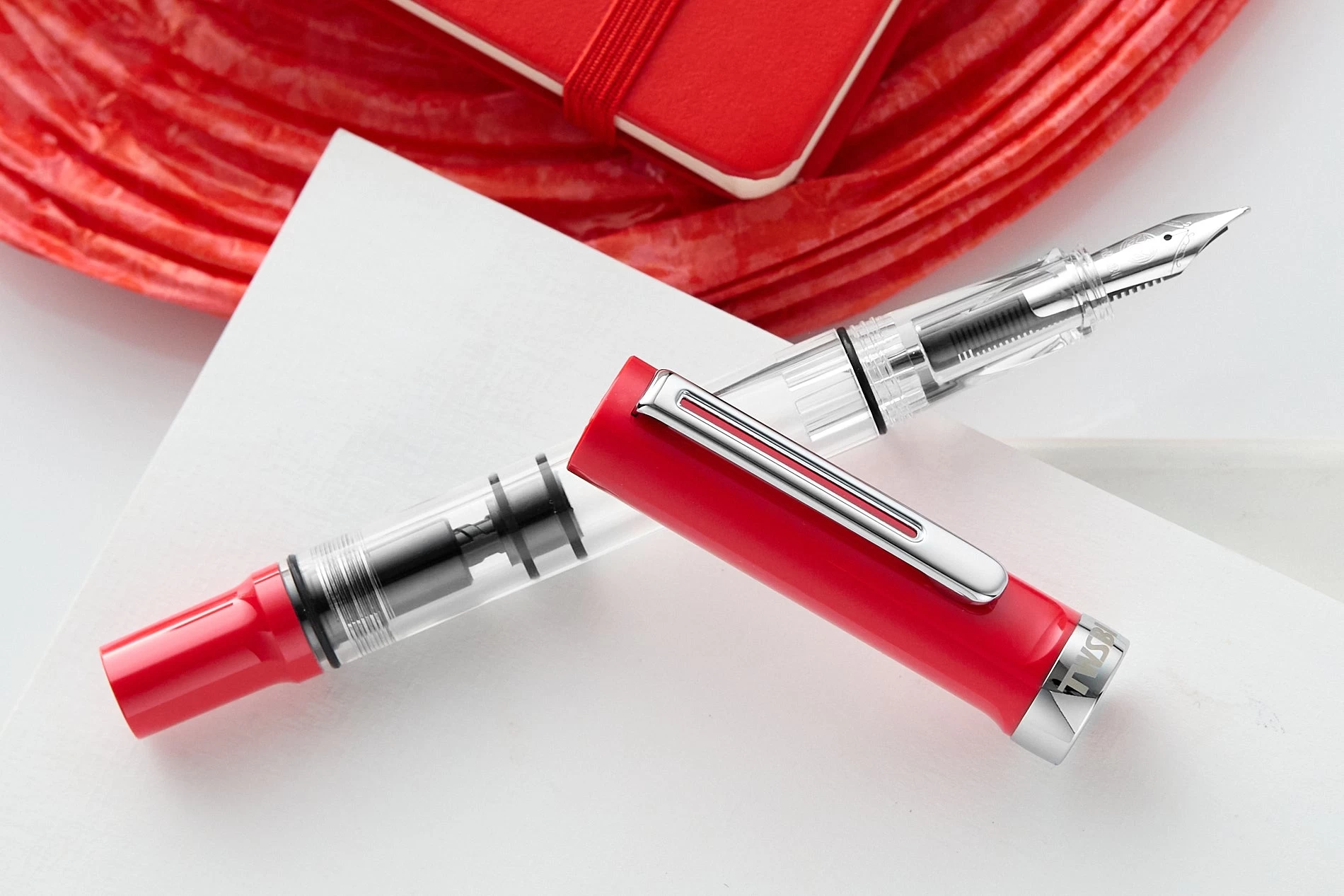 TWSBI ECO-T Fountain Pen - Rosso 10 TWSBI ECO-T Fountain Pen - Rosso - Image 8