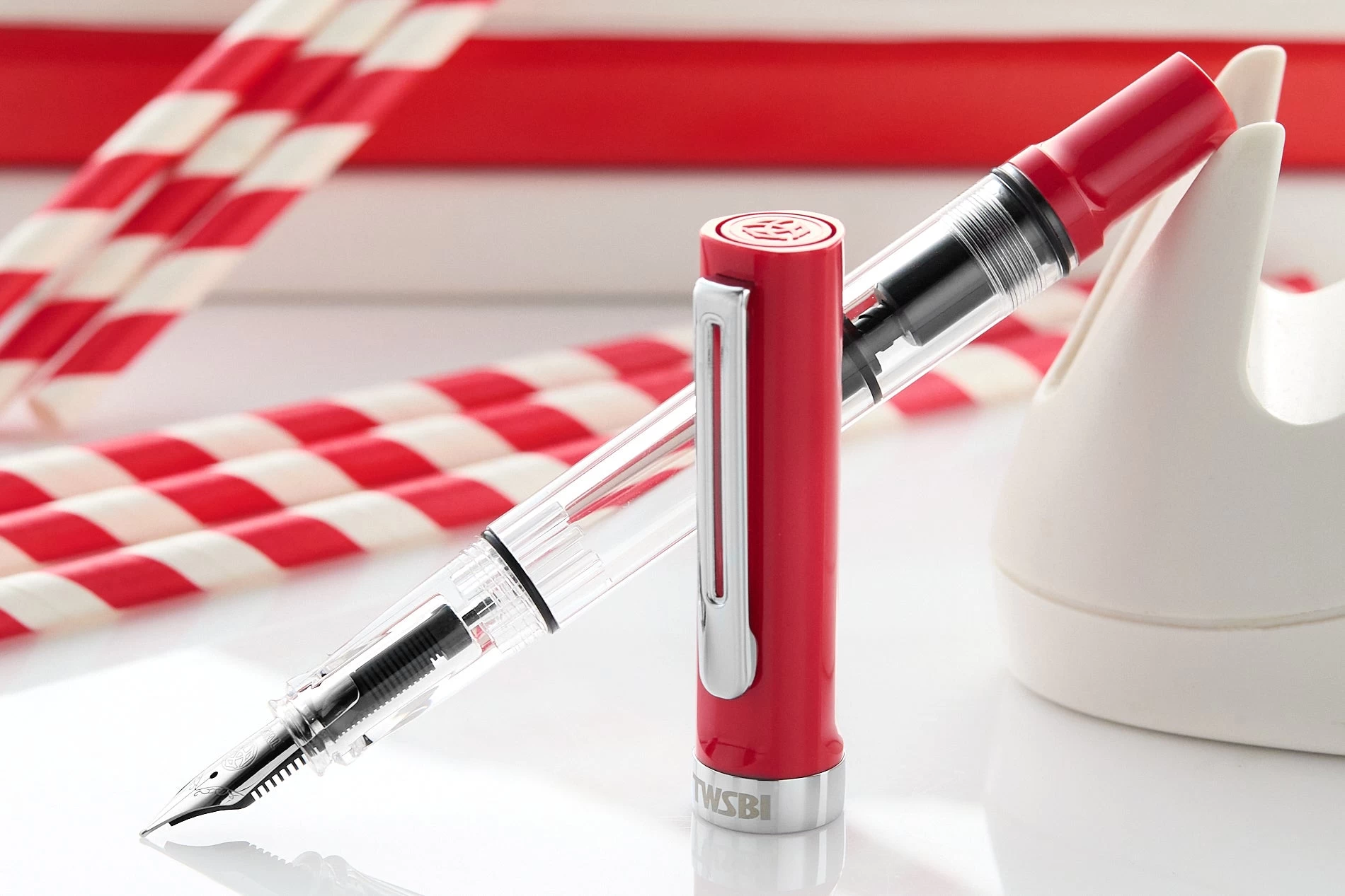 TWSBI ECO-T Fountain Pen - Rosso 8 TWSBI ECO-T Fountain Pen - Rosso - Image 6