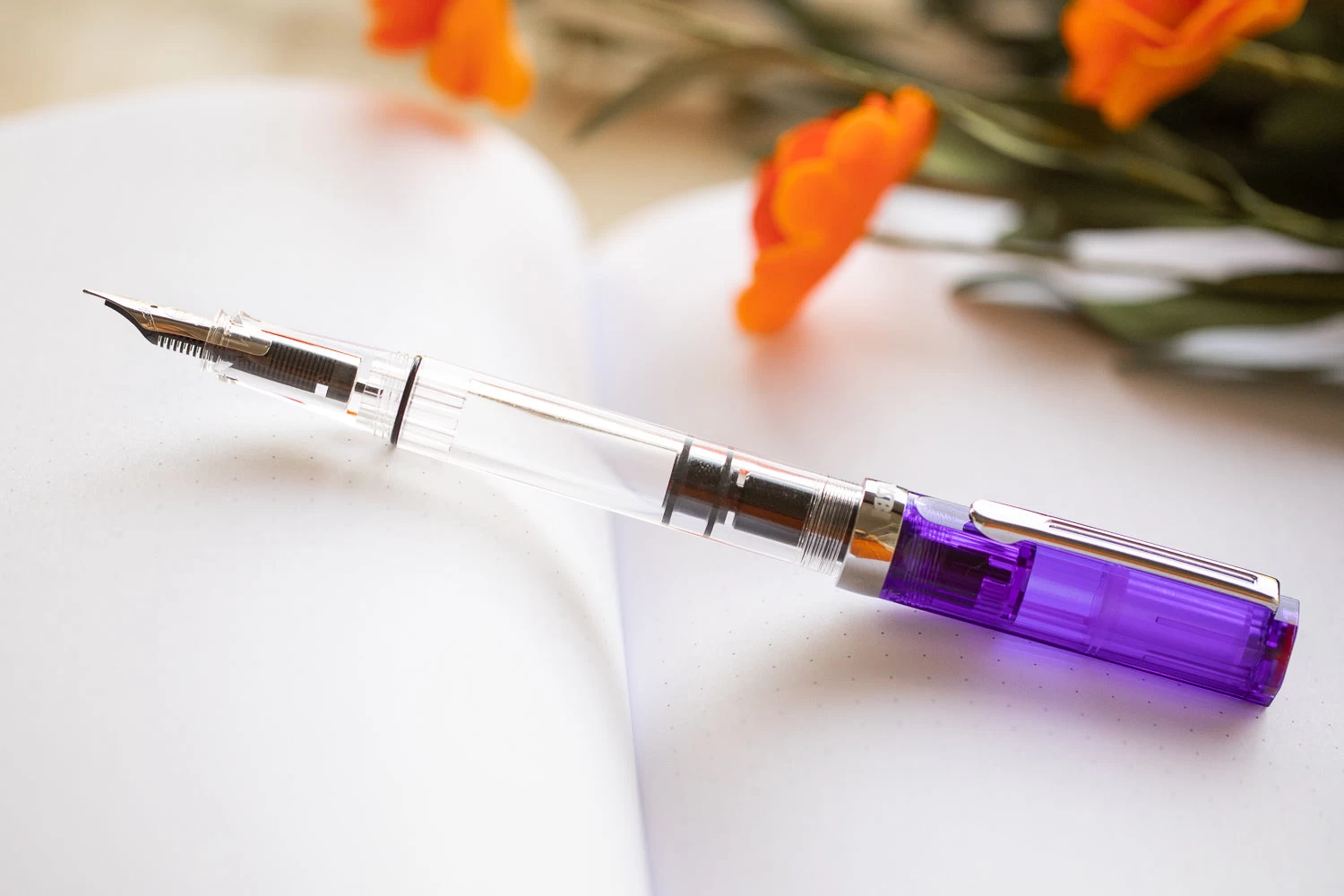 TWSBI ECO Fountain Pen - Transparent Purple (Special Edition) 9 TWSBI ECO Fountain Pen - Transparent Purple (Special Edition) - Image 7