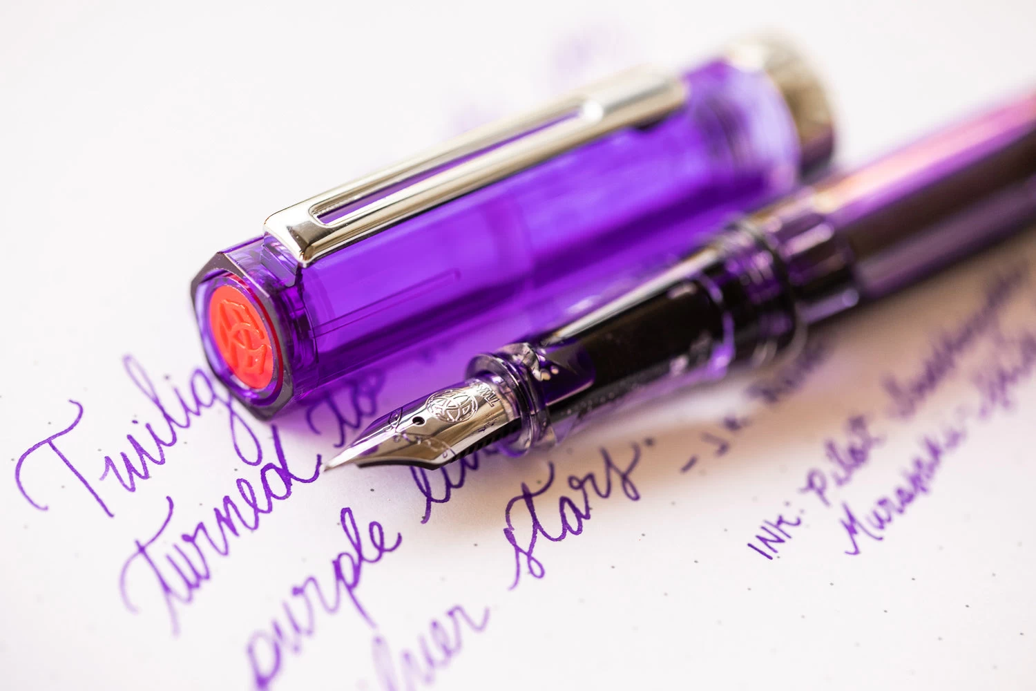 TWSBI ECO Fountain Pen - Transparent Purple (Special Edition) 13 TWSBI ECO Fountain Pen - Transparent Purple (Special Edition) - Image 11