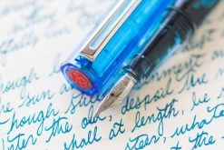 TWSBI ECO Fountain Pen - Transparent Blue -Office Tools TWSBI Eco TransparentBlue 6