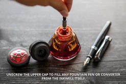 TWSBI Diamond 50 Ink Bottle - Polished AL 15 TWSBI Diamond 50 Ink Bottle - Polished AL -Office Tools TWSBI Inkwell Diamond50 FillingTechniques 3