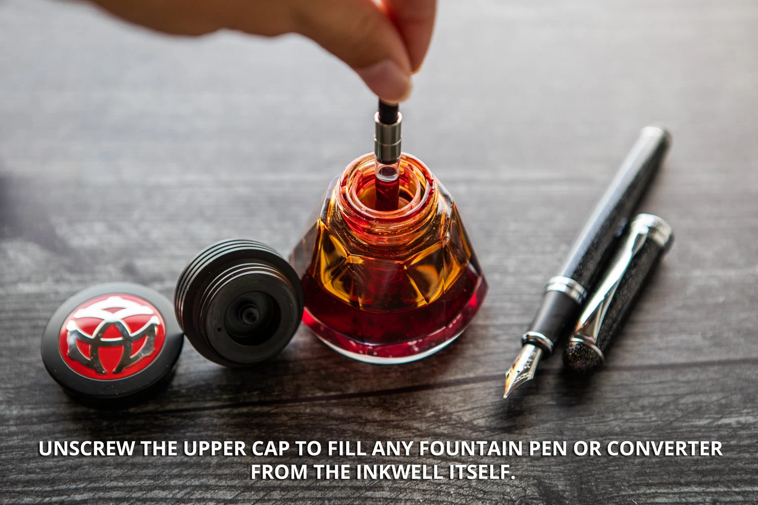 TWSBI Diamond 50 Ink Bottle - Red 7 TWSBI Diamond 50 Ink Bottle - Red - Image 5