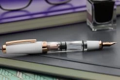 TWSBI Mini Fountain Pen - White RoseGold V2 -Office Tools TWSBI Mini WhiteRoseGold V2 6