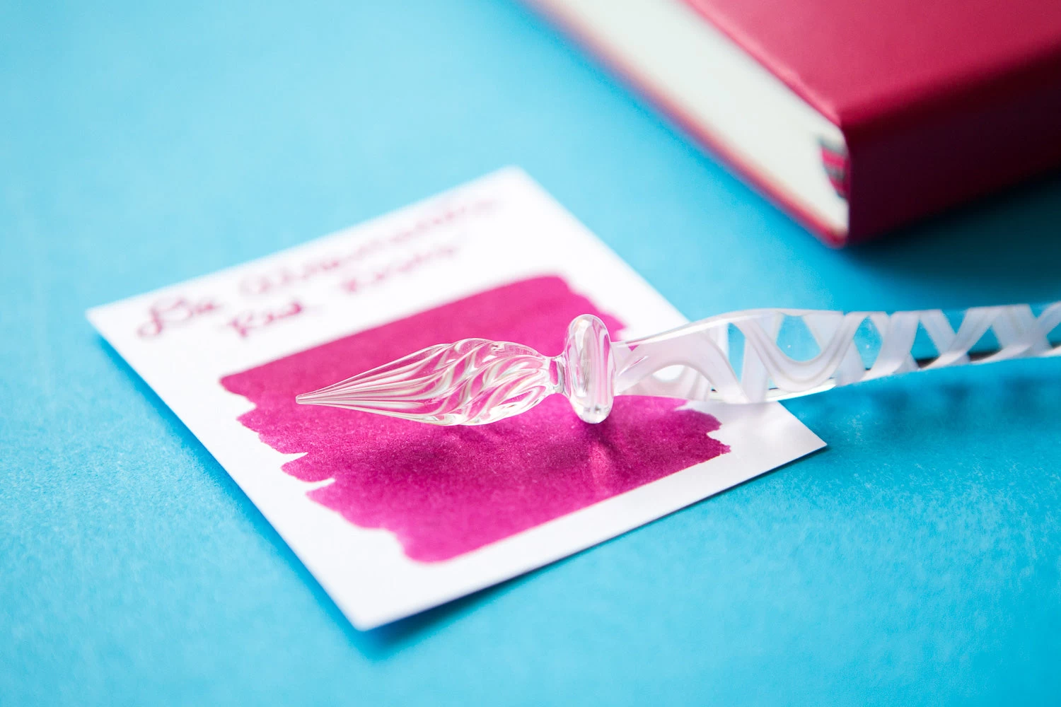 Rohrer & Klingner Glass Dip Pen - White 4 Rohrer & Klingner Glass Dip Pen - White - Image 2