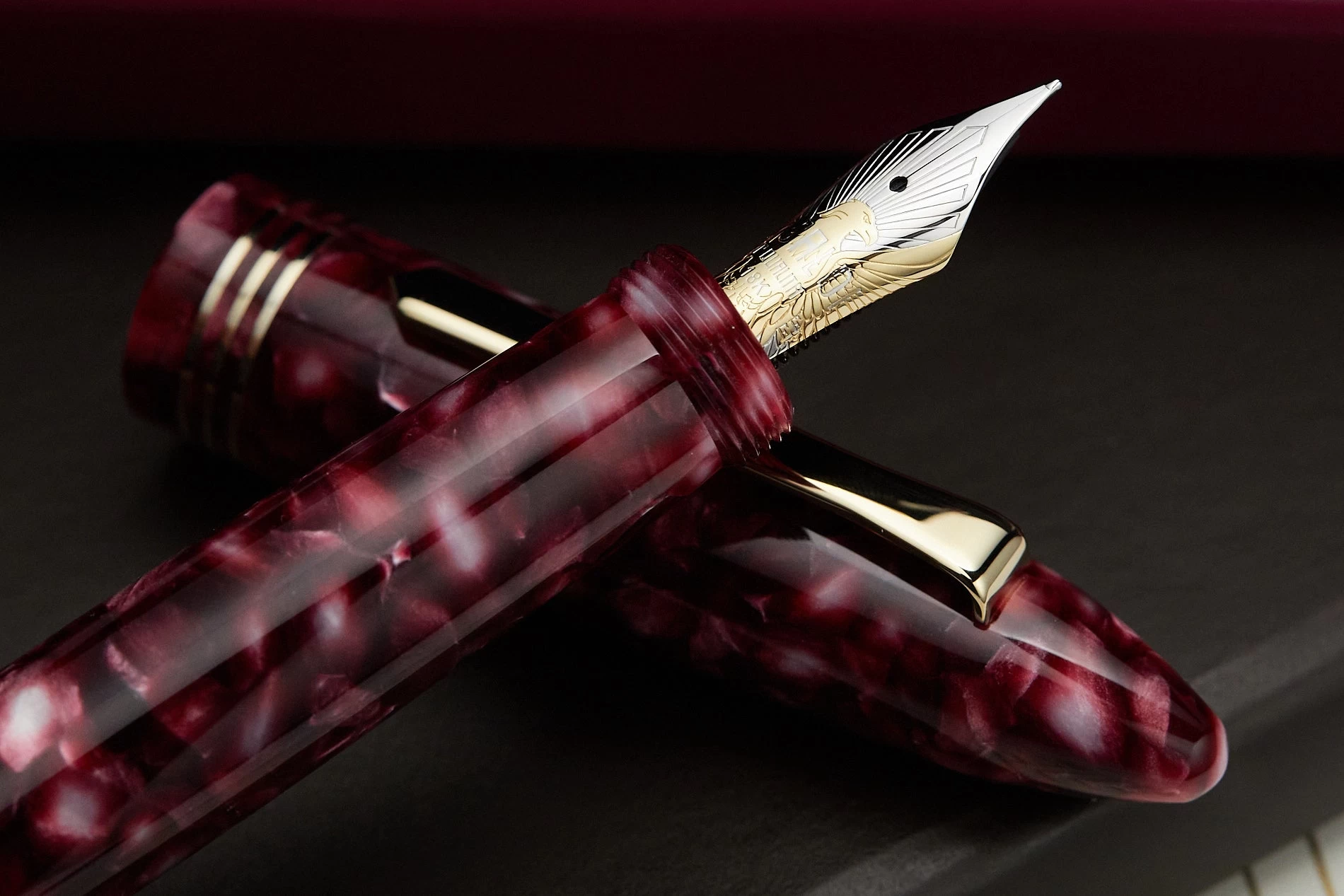 Tibaldi Bononia Fountain Pen - Pomegranate (Limited Edition) 7 Tibaldi Bononia Fountain Pen - Pomegranate (Limited Edition) - Image 5