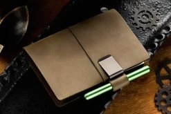 Traveler's Notebook Accessory 016 - Medium Pen Holder, Olive -Office Tools Traveler s PenHolder Passport Olive 1