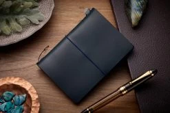 Traveler's Notebook - Blue (Passport) 20 Traveler's Notebook - Blue (Passport) -Office Tools Travelers Notebook Passport Blue 1