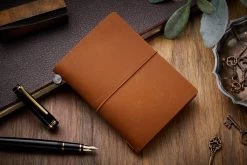 Traveler's Notebook - Camel (Passport) -Office Tools Travelers Notebook Passport Camel 1