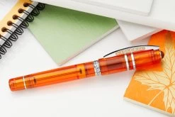 Visconti Homo Sapiens Demo Stones Fountain Pen - Mandarin Garnet 22 Visconti Homo Sapiens Demo Stones Fountain Pen - Mandarin Garnet -Office Tools Visconti HomoSapiens DemoStones MandarinGarnet 1