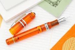 Visconti Homo Sapiens Demo Stones Fountain Pen - Mandarin Garnet 25 Visconti Homo Sapiens Demo Stones Fountain Pen - Mandarin Garnet -Office Tools Visconti HomoSapiens DemoStones MandarinGarnet 4